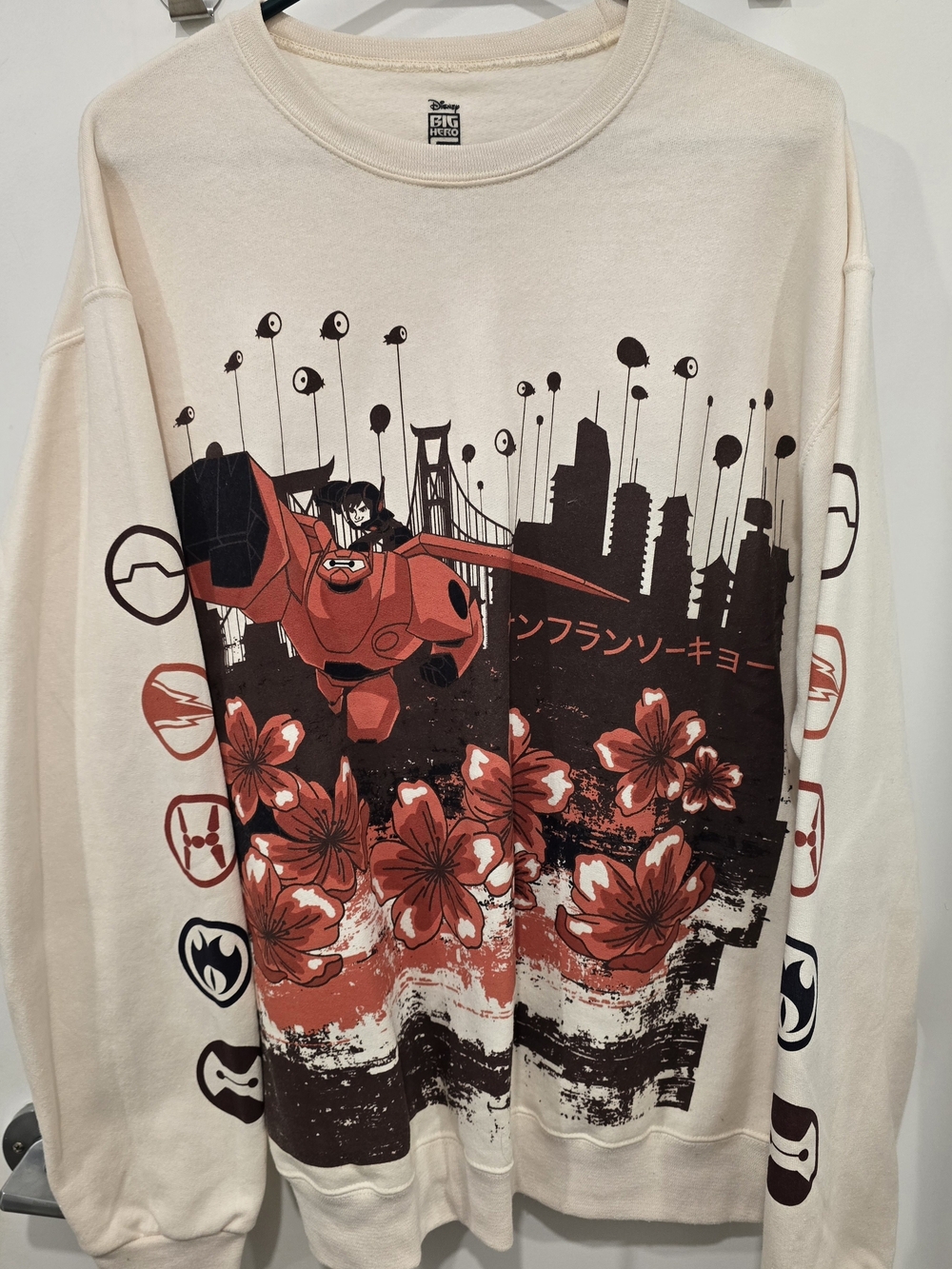 Disney Big Hero 6 San Fransokyo Girls Sweatshirt